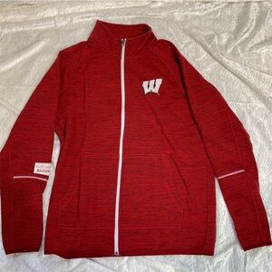 Wisconsin Badgers zip up size large